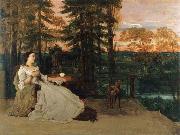 Gustave Courbet Lady on the Terrace china oil painting reproduction